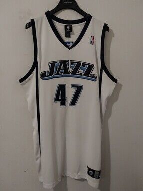 Adidas Authentic Utah Jazz Andrei Kirilenko Home Jersey Size 52